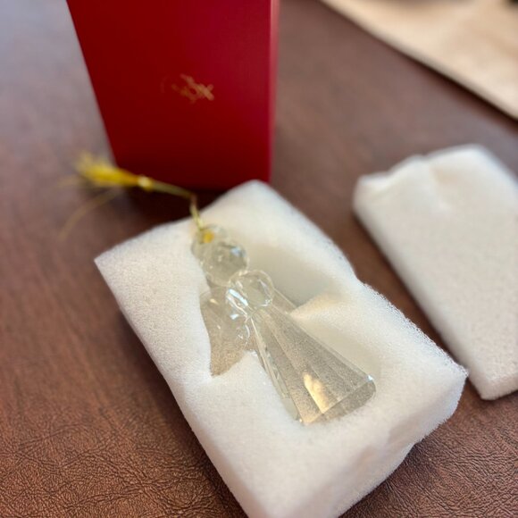 NWT Lenox Christmas Holiday Crystal Optic Angel Ornament - Picture 4 of 10